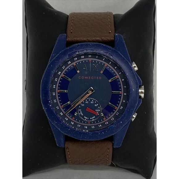 Armani Exchange AXT1002251701 Mens Brown Leather Analog Dial Quartz Watch HK1090